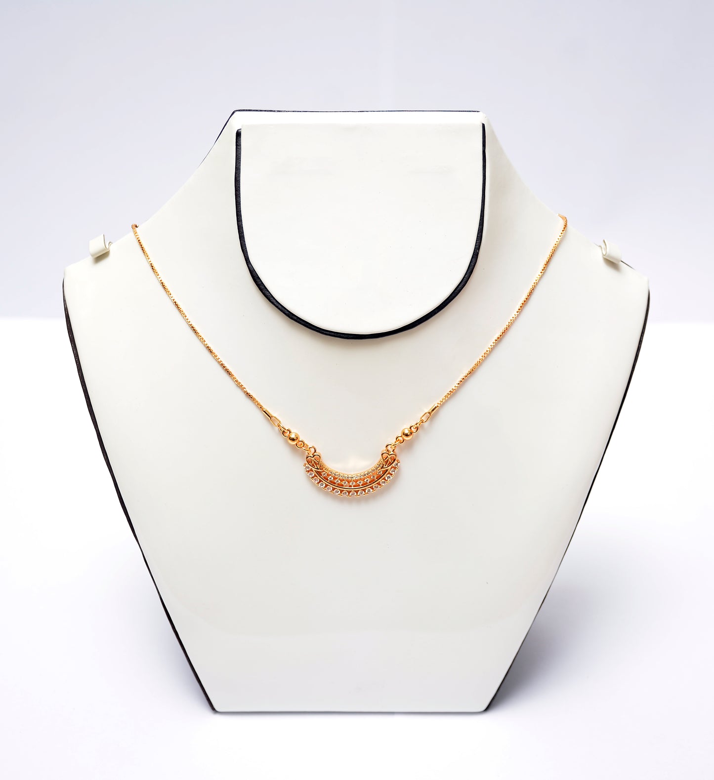 Crescent Sparkle Necklace