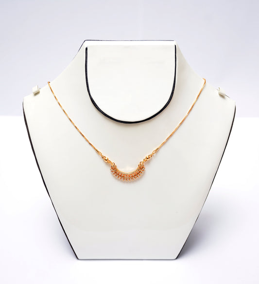 Crescent Sparkle Necklace
